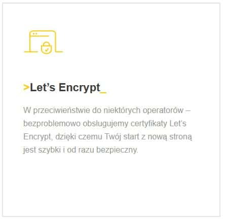 Certyfikat SSL Let's Encrypt w cyber_Folks