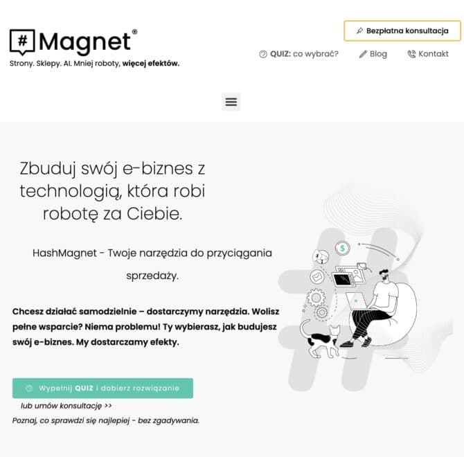 Strona WWW HashMagnet