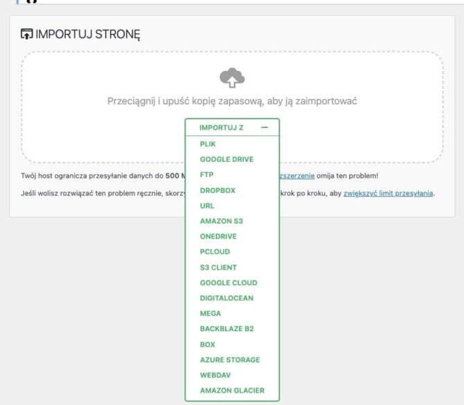 All-in-One WP Migration